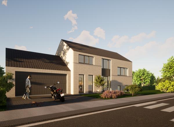 A PRY-lez-WALCOURT, une nouvelle construction de 199,20 m² sur un terrain de 905 m². Le terrain et la villa : 392.063,70 € hors frais. TB Située entre Nalinnes-centre et les Lacs de l'Eau d'Heure.