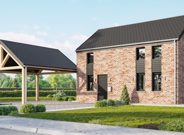 A PHILIPPEVILLE, idéalement située à 240 m de la Place, une villa avec 3 chambres, une cuisine équipée.... Sur 1 terrain de 1.623 m².
Constructeur exclusif : les Maisons Baijot.