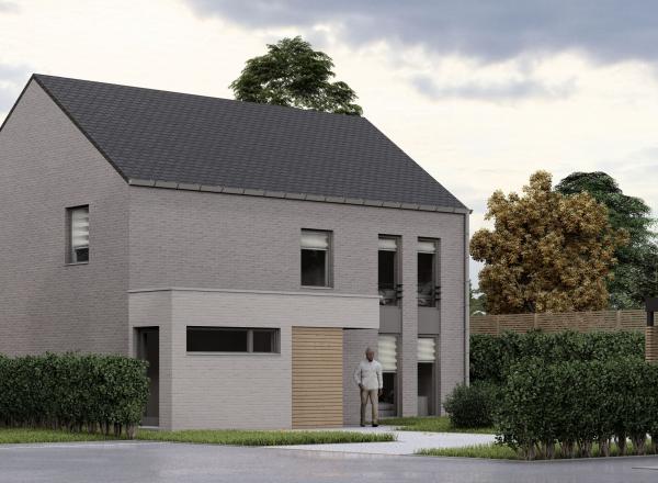 Une villa de 171,50 m² à construire sur un terrain plat de 870 m². -> Idéalement située à 3 km des autoroutes.